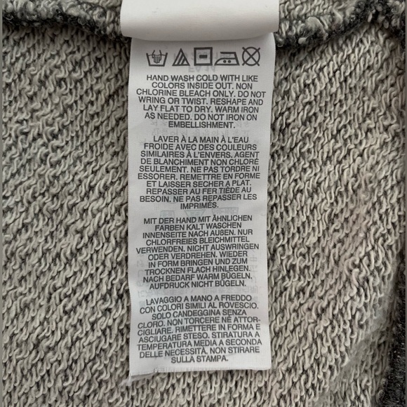 J. Crew 💎 Beloved Bejeweled Sweatshirt, Black Label, Raglan Sleeve, SZ L - Picture 11 of 14